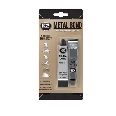Steel Epoxy Adhesive Glue Strong Cold Weld K2 Metal Bond 4 Minute