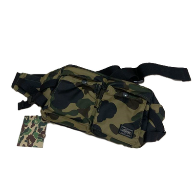 BAPE PORTER 1ST CAMO WAIST BAG グリーン カモ BAPE x Porter 1st