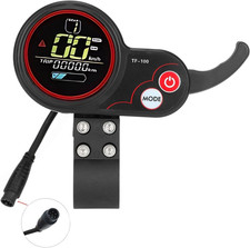 Electric scooter thumb throttle, Thumb Control with LCD Display 48V TF-100 El...