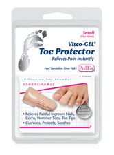 Visco-Gel Toe Protector Cap -Cushion for Corns, Blisters  Ingrown Nails