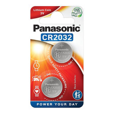 2 x Panasonic CR2032 3V Lithium Coin Cell Battery DL/BR 2032 Longest Expiry UK