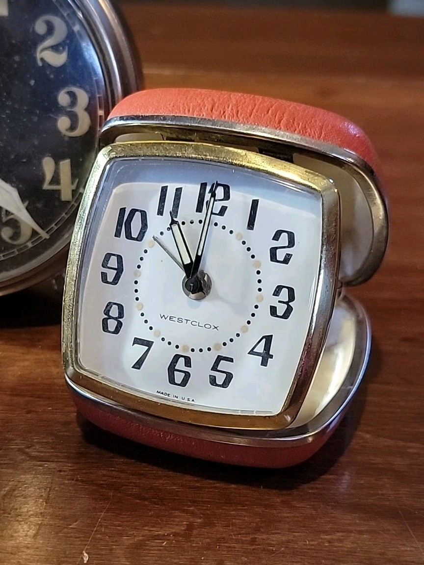 Lot of 3 Vintage Westclox Alarm Clocks. Untested. | eBay