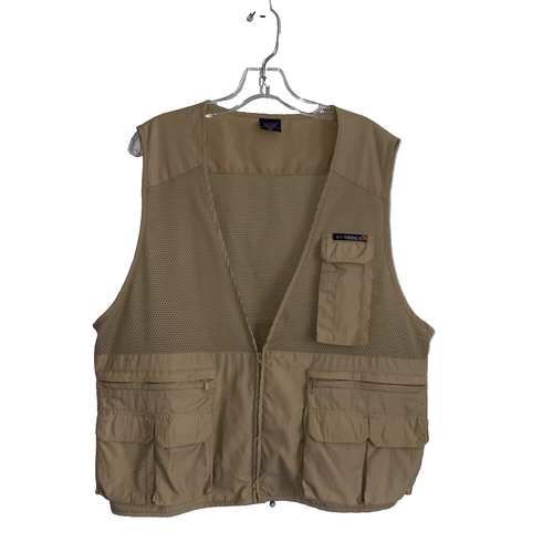 Exoficcio Travel & Adventure Unisex Vest Beige Size Small Fishing