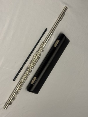 Gemeinhardt 3SB Solid Silver B Foot Open Hole Flute JUST SERVICED Plays perfect