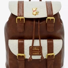 Loungefly Disney Winnie the Pooh Honeycomb Flap Mini Backpack - BoxLunch