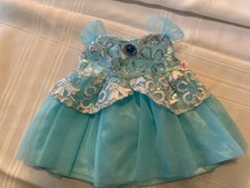 Build A Bear Dress Princess Blue Gem Clothes Outfit Plush Toy Accessories BAB