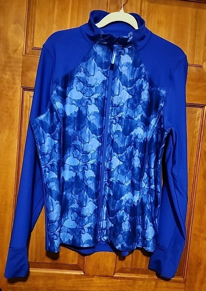 Chaqueta Mondetta Athleticwear Púrpura Agujeros para Pulgares/Calentadores de Manos Talla XL Foto 3 de 4