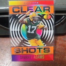 Davante Adams - 2021 Panini Illusions - Clear Shots Orange #CS-8 - Packers