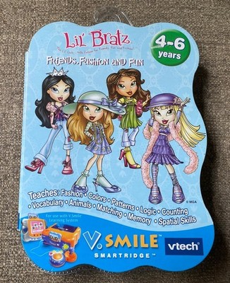 VTECH V.Smile SMARTRIDGE Friends Fashion & Fun LIL BRATZ Sealed NEW ~ FREE SHIP!