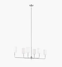 McGee & Co. Foxdale Six Light Linear Chandelier