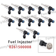 12X Fuel Injector 0261500008 EH For BMW 760I 760IL 2002-2008 Rolls-Royce Phantom