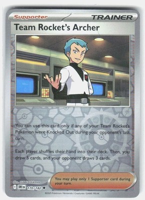 Team Rocket's Archer - Uncommon SV10: Destined Rivals 170/182 NM