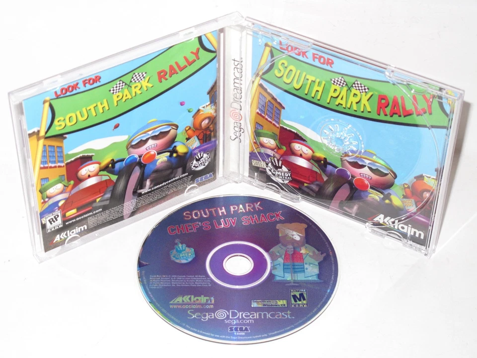 South Park: Chef's Luv Shack (Sega Dreamcast) Near Mint CIB w/ Registration Card - Image 3 of 4