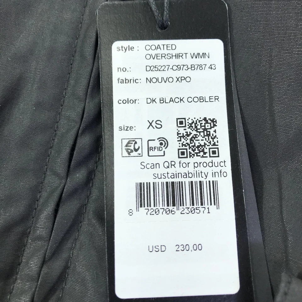 Sobrecamisa recubierta G-Star RAW para mujer XS negra Nouvo XPO chaqueta DK negra zapatero Foto 4 de 4