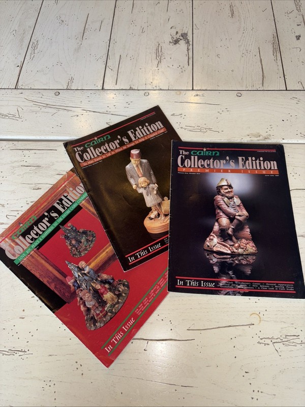 RARE Cairn Collectors Edition Magazine Lot of 3-Premier Issue Vol 1 #1,2,3 1987