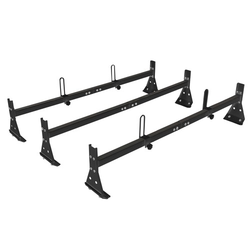 Chevy Express Rack Ladder Roof Racks Steel Black Rack For Chevy Express Fullsize Van 3 bar ...