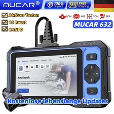 MUCAR 632 Profi KFZ Diagnoseger&auml;t OBD2 Scanner 4 Systemdiagnose15 Reset Funktion