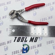 Snap-on Tools Usa New Red 5 Adjustable Joint Interlocking Channel Pliers Awp45 Snap-on Tools Usa New Red 5 Adjustable Joint Interlocking Channel Pliers Awp45