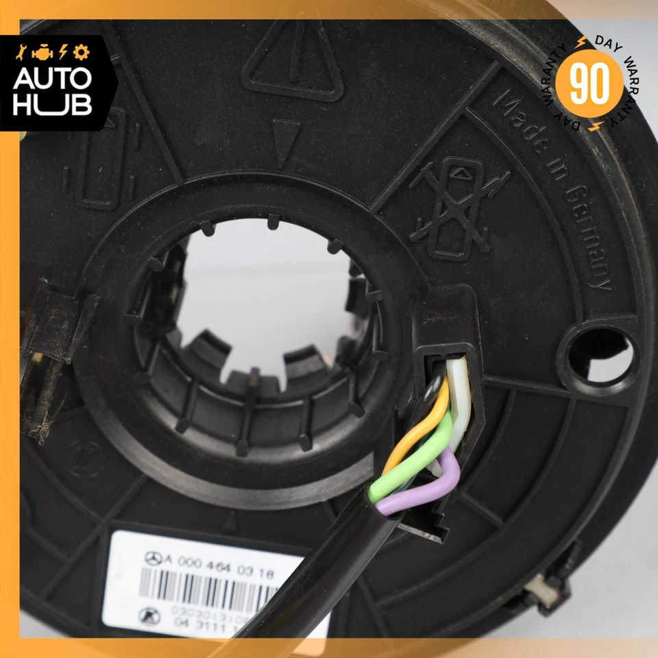 00-06 Mercedes W215 CL500 S350 sensor de ângulo de coluna de direção mola de relógio fabricante de equipamento original - Imagem 2 de 4