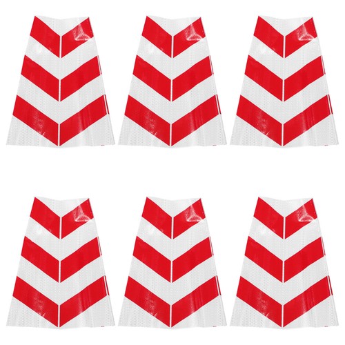 Multi Color Durable PVC Reflective Cone Sleeves for Construction Traffic Safety - Afbeelding 6 van 17