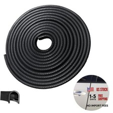 Car Door Edge Guards, 16.4Ft 5m Car Accessories Door Protector 16-2/5Ft black