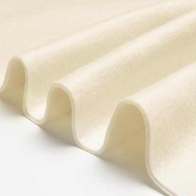 XSEINO Ivory Large Felt Fabric 36'' X 36 ''(1 Square Yard), 1.4 mm Thick Soft F...