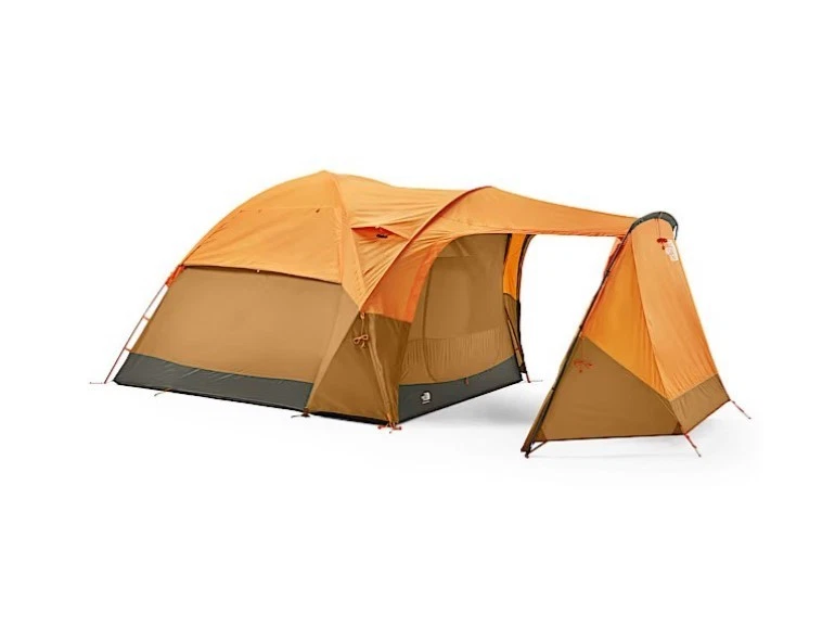 Палатка The North Face Wawona на 6 человек 3 сезона, новая, освежающая оранжевая/коричневая/зеленая - Изображение 3 из 4