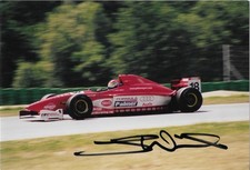 Justin Wilson F3000 Nordic Racing Signed photo F1 driver Minardi Jaguar Indy 500