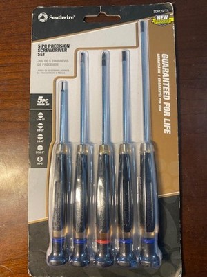Southwire 5 Pc Precision Screwdriver Set Sdpcset5