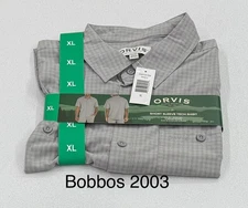 Orvis Men's UPF 30+ Short Sleeve Tech Shirt, Gray, Size XL