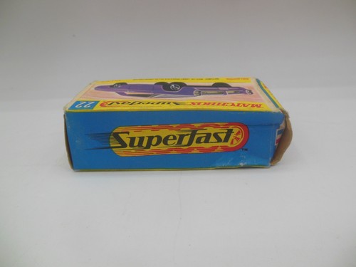 Matchbox Superfast MB 22a Pontiac GP Coupe Metallic Purple Body VN Mint - Picture 13 of 13