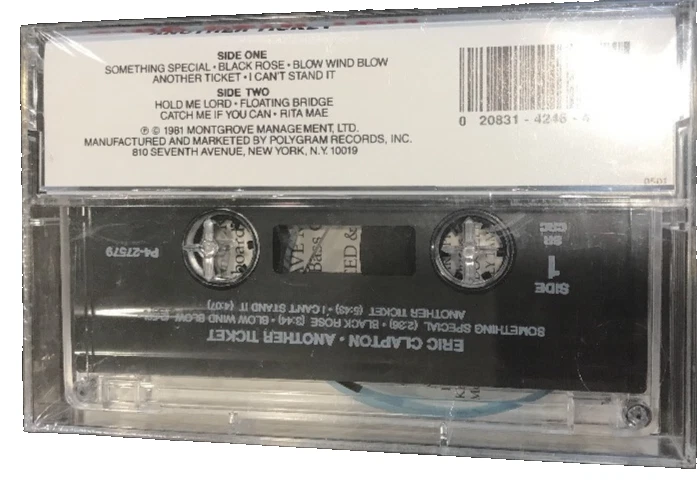 Eric Clapton Another Ticket Cassette Tape RSO Records 1981-BRAND NEW-SHIP N 24 H - Image 2 of 3