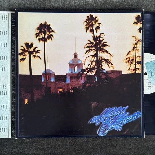 Eagles Hotel California 1976 Vinyl LP 1st US Pressing + Poster!