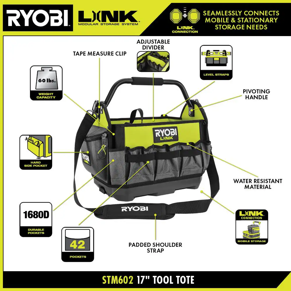 NEW Durable Portable and Compatible with RYOBI LINK System Tool