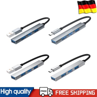 ESSAGER USB-A/Type-C Hub 4-in-1 Docking Station High Speed for Laptop Computer
