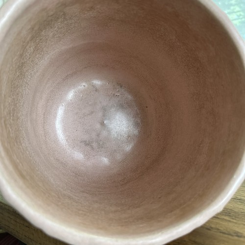 Planter Flower Pot Mccoy Art Pottery Lotus Design Rare Pastel - 1930 Hand Made - Picture 6 of 6