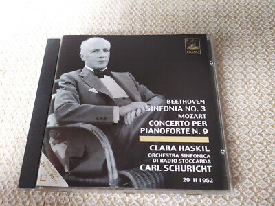 Beethoven: Sinfonie 3 - Mozart: Klavierkonzert 9 - Haskil, Schuricht CD Urania