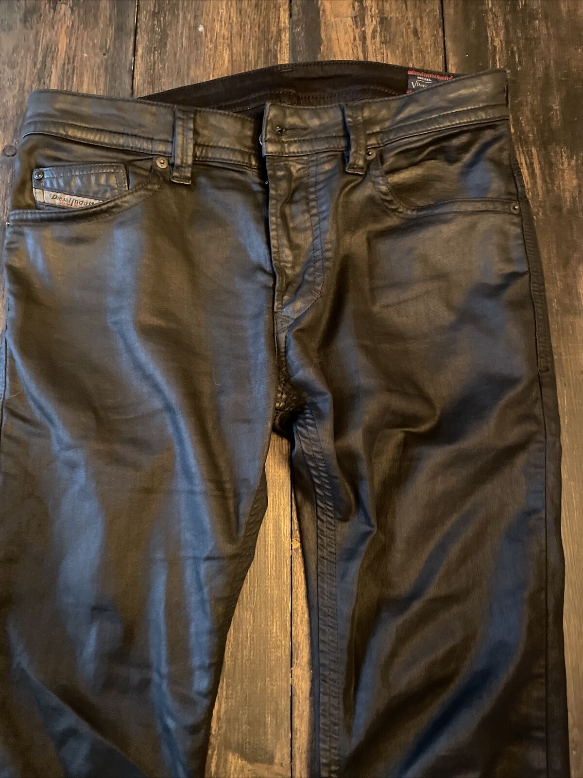 Commotie Kliniek toilet Diesel Men's Jeans 28/32 Thavar Jog Jeans Black Coated | eBay