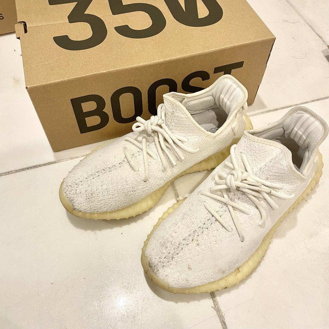 Adidas Yeezy Boost 350 V2 Cream Triple White US9.5 | eBay display picture 3