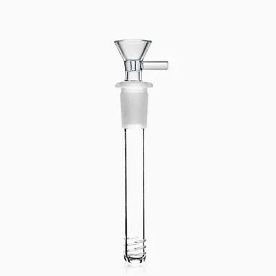 SUNBOWL 4.3inch Glass Bong Downstem Diffuser with 14mm Male Glass DownStem Adapter