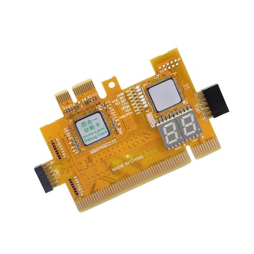 New 4 In 1 PCI 2LPC Analyz PCIE Diagnostic Card Motherboard Testing Card - Afbeelding 2 van 5