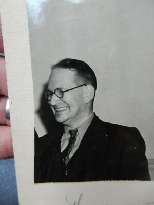 30er Jahre ?   PORTRAIT ILKLEY BEMERKENSWERTER FE PRICE HEAD POSTMASTER BRADFORD POSTAL 