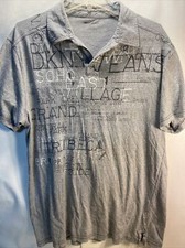 DKNY MEN'S POLO SHIRT COLOR GREY SIZE XL