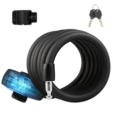 Cable de seguridad para candado de bicicleta de 6Ft para bicicletas con llaves