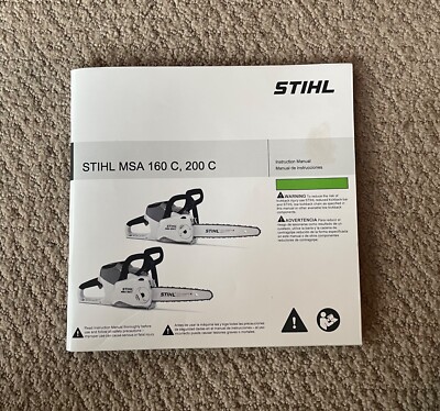 Stihl MSA 160 C / 200 C Instruction Manual