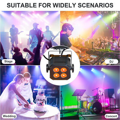 Lámpara Led Led Para Discoteca Dmx Dj Rgb De 18 W | Cuotas Sin Interés - Foto 8