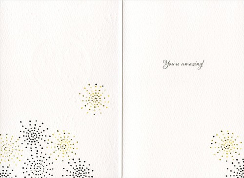 Pictura Starbursts and Swirls  Caring Kind Thoughtful Nurse's Day Card - Picture 2 of 2