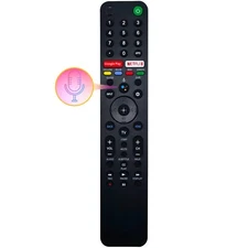 RMF-TX500U Voice Remote Controller for Sony 2018-2024 Bravia Smart Google TVs
