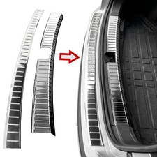 Ladekantenschutz Edelstahl innen + außen Chrom passend für Seat Ateca | ab 2016>