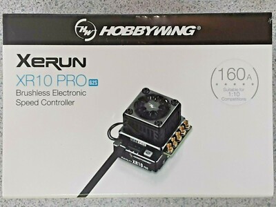 Hobbywing Xerun XR10 Pro G2S 160A Sensored Brushless ESC Stealth